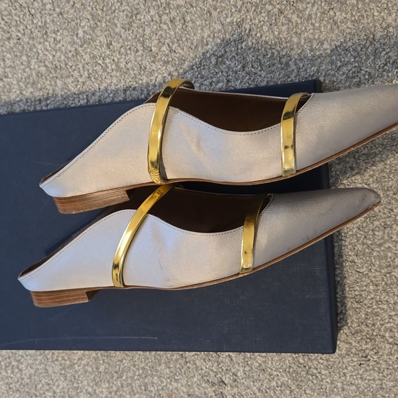 Malone Soulier Maureen mettalic flats - Picture 10 of 10